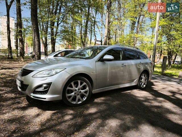 Серый Мазда 6, объемом двигателя 2.2 л и пробегом 179 тыс. км за 7700 $, фото 2 на Automoto.ua