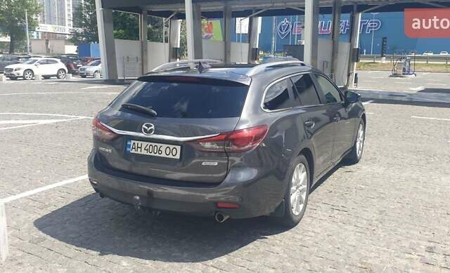 Серый Мазда 6, объемом двигателя 2.19 л и пробегом 215 тыс. км за 13500 $, фото 3 на Automoto.ua