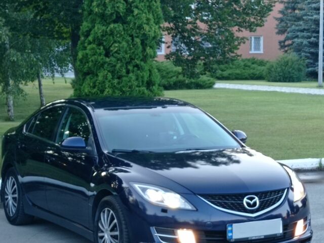 Синий Мазда 6, объемом двигателя 2 л и пробегом 273 тыс. км за 6700 $, фото 1 на Automoto.ua