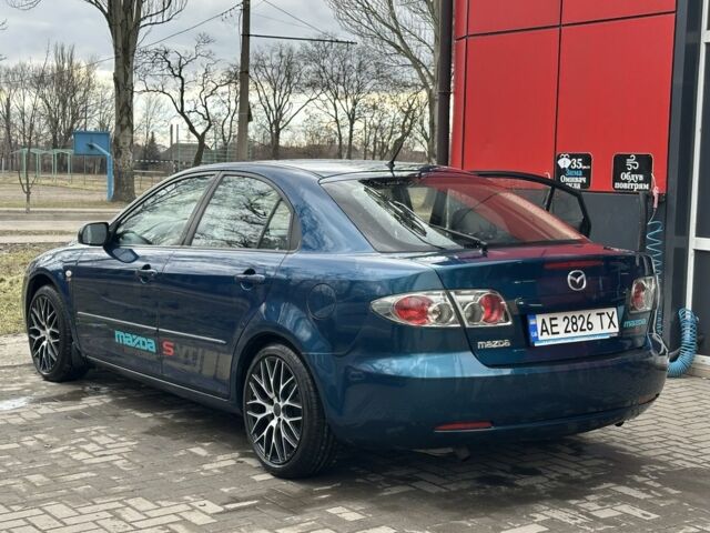 Синий Мазда 6, объемом двигателя 2 л и пробегом 220 тыс. км за 4200 $, фото 4 на Automoto.ua
