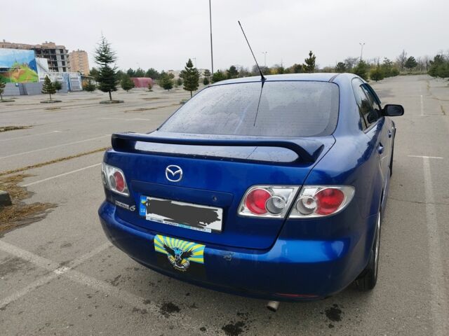 Синий Мазда 6, объемом двигателя 1.8 л и пробегом 379 тыс. км за 3300 $, фото 4 на Automoto.ua