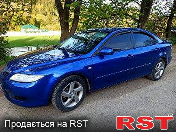 Синий Мазда 6, объемом двигателя 2 л и пробегом 211 тыс. км за 5000 $, фото 2 на Automoto.ua