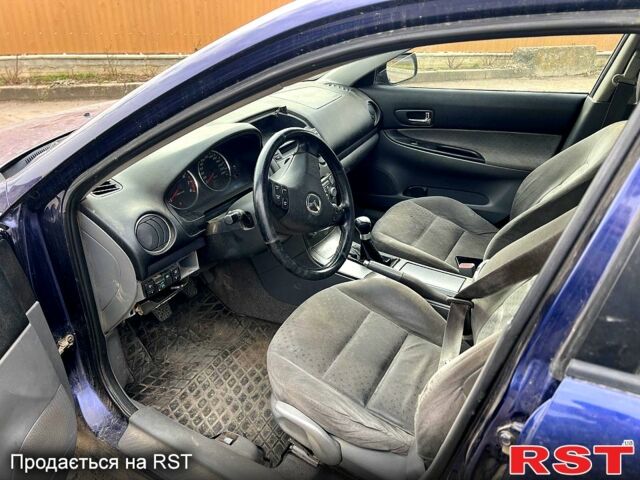 Синий Мазда 6, объемом двигателя 18 л и пробегом 200 тыс. км за 1800 $, фото 2 на Automoto.ua