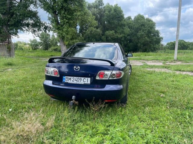 Синий Мазда 6, объемом двигателя 2 л и пробегом 329 тыс. км за 3800 $, фото 4 на Automoto.ua