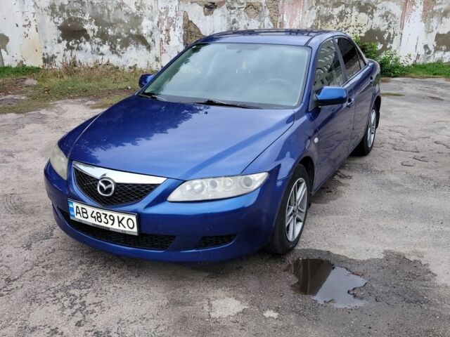 Синий Мазда 6, объемом двигателя 2 л и пробегом 305 тыс. км за 3000 $, фото 1 на Automoto.ua