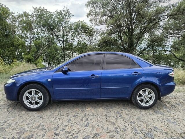 Синий Мазда 6, объемом двигателя 2 л и пробегом 170 тыс. км за 5000 $, фото 3 на Automoto.ua