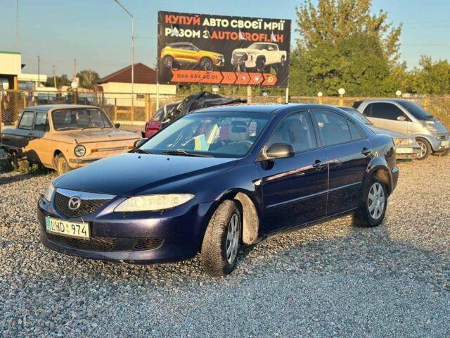 Синій Мазда 6, об'ємом двигуна 2 л та пробігом 200 тис. км за 2300 $, фото 1 на Automoto.ua