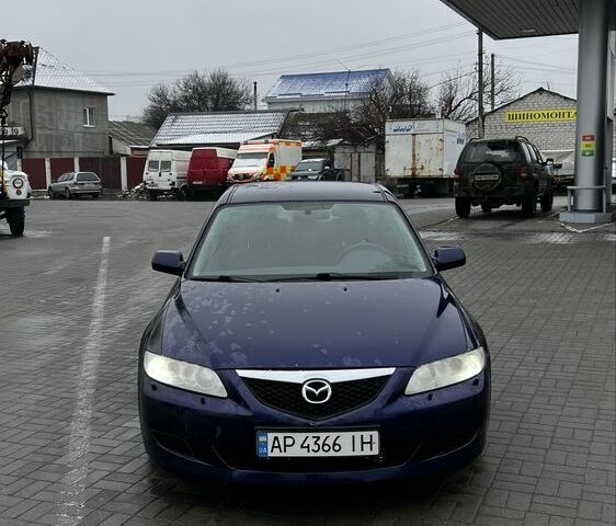 Синій Мазда 6, об'ємом двигуна 2 л та пробігом 200 тис. км за 2850 $, фото 1 на Automoto.ua