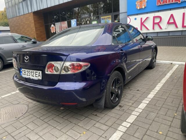 Синий Мазда 6, объемом двигателя 1.8 л и пробегом 230 тыс. км за 4000 $, фото 3 на Automoto.ua