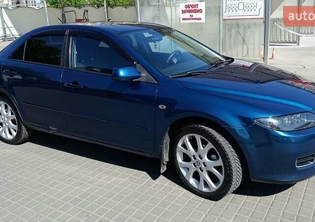 Синий Мазда 6, объемом двигателя 1.8 л и пробегом 170 тыс. км за 5500 $, фото 13 на Automoto.ua
