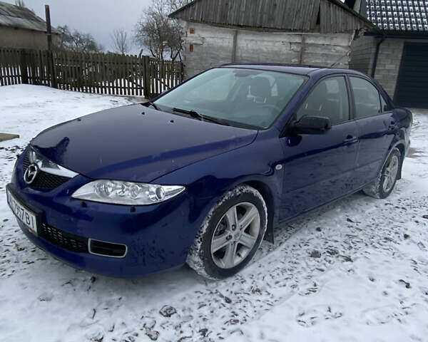 Синий Мазда 6, объемом двигателя 2 л и пробегом 288 тыс. км за 3850 $, фото 1 на Automoto.ua