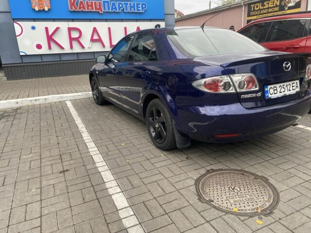 Синий Мазда 6, объемом двигателя 1.8 л и пробегом 230 тыс. км за 4000 $, фото 4 на Automoto.ua