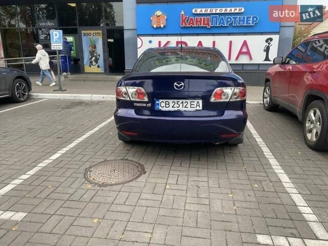 Синий Мазда 6, объемом двигателя 1.8 л и пробегом 230 тыс. км за 4000 $, фото 4 на Automoto.ua