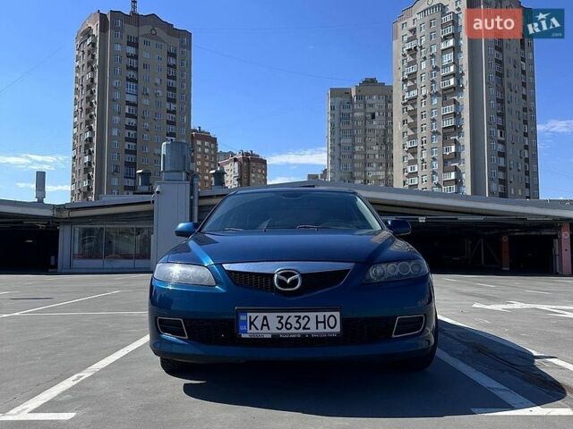 Синий Мазда 6, объемом двигателя 1.8 л и пробегом 195 тыс. км за 4800 $, фото 1 на Automoto.ua