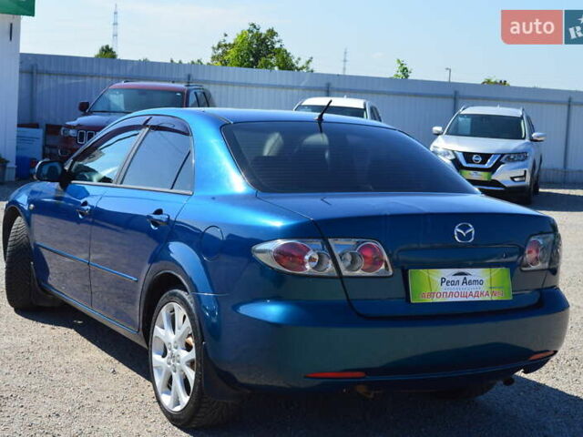 Синий Мазда 6, объемом двигателя 1.8 л и пробегом 170 тыс. км за 5300 $, фото 1 на Automoto.ua