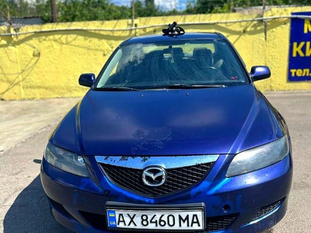 Синій Мазда 6, об'ємом двигуна 2 л та пробігом 211 тис. км за 3100 $, фото 1 на Automoto.ua