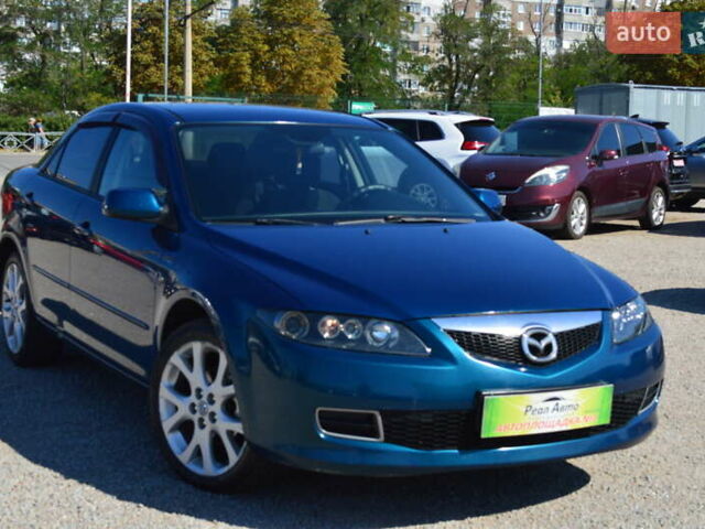 Синий Мазда 6, объемом двигателя 1.8 л и пробегом 170 тыс. км за 5300 $, фото 3 на Automoto.ua