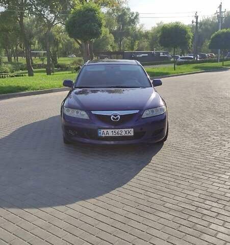 Синий Мазда 6, объемом двигателя 2 л и пробегом 220 тыс. км за 3200 $, фото 1 на Automoto.ua