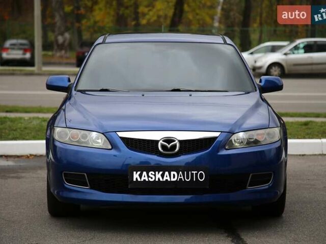 Синий Мазда 6, объемом двигателя 1.8 л и пробегом 182 тыс. км за 5800 $, фото 1 на Automoto.ua