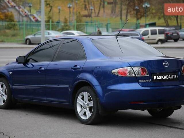 Синий Мазда 6, объемом двигателя 1.8 л и пробегом 182 тыс. км за 5800 $, фото 3 на Automoto.ua