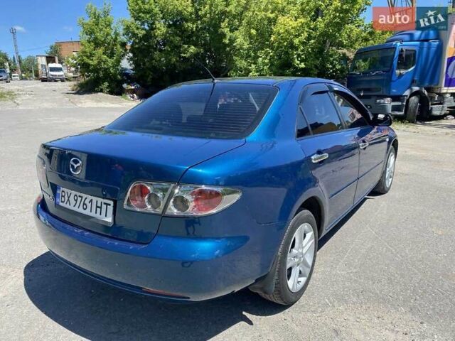 Синий Мазда 6, объемом двигателя 1.8 л и пробегом 240 тыс. км за 5200 $, фото 5 на Automoto.ua
