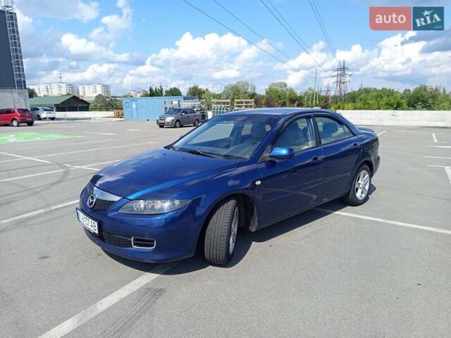 Синий Мазда 6, объемом двигателя 2 л и пробегом 210 тыс. км за 4300 $, фото 2 на Automoto.ua