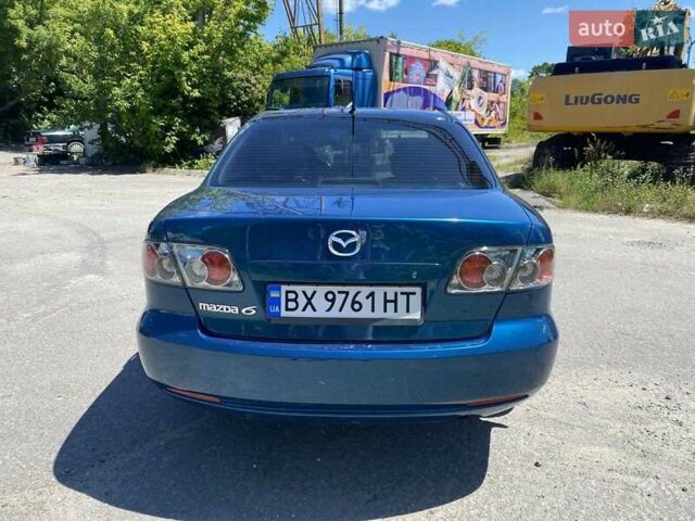 Синий Мазда 6, объемом двигателя 1.8 л и пробегом 240 тыс. км за 5200 $, фото 6 на Automoto.ua