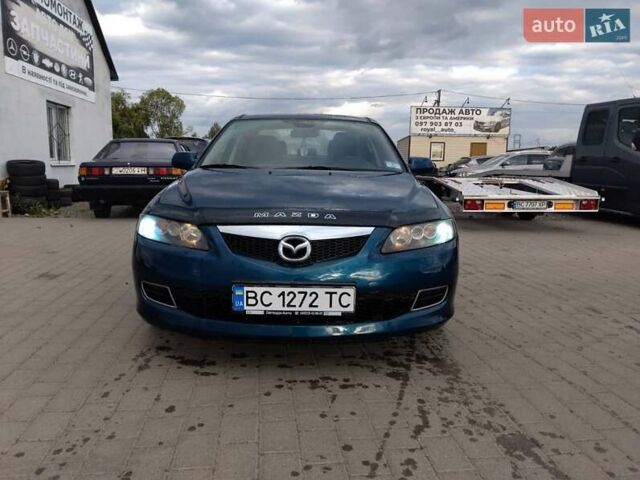 Синий Мазда 6, объемом двигателя 1.8 л и пробегом 315 тыс. км за 5350 $, фото 1 на Automoto.ua