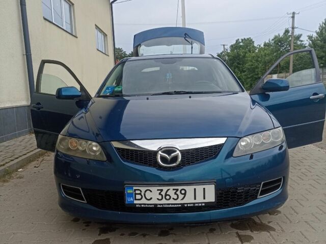 Синий Мазда 6, объемом двигателя 2 л и пробегом 234 тыс. км за 4300 $, фото 2 на Automoto.ua