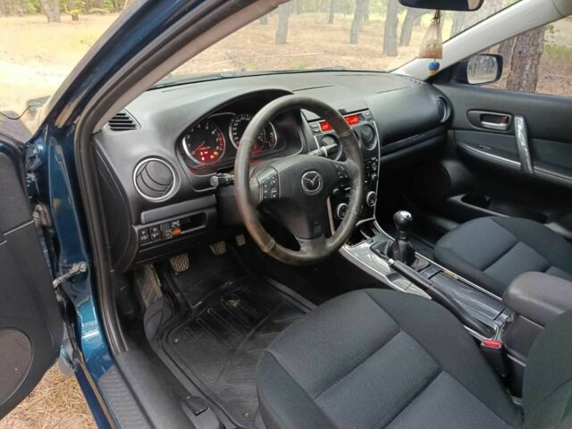 Синий Мазда 6, объемом двигателя 1.8 л и пробегом 230 тыс. км за 4800 $, фото 7 на Automoto.ua