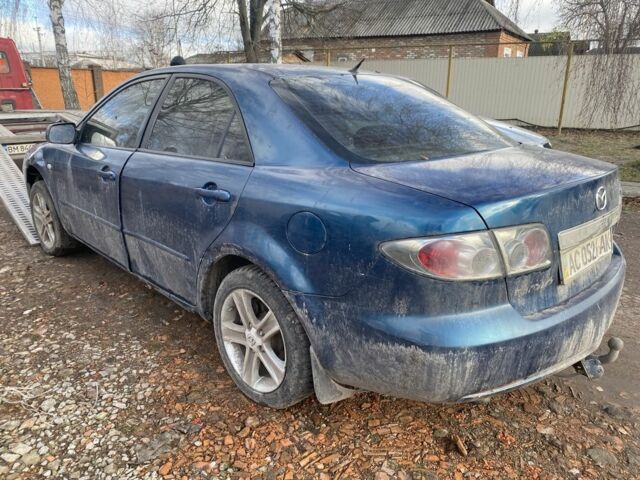 Синий Мазда 6, объемом двигателя 2 л и пробегом 300 тыс. км за 1200 $, фото 3 на Automoto.ua