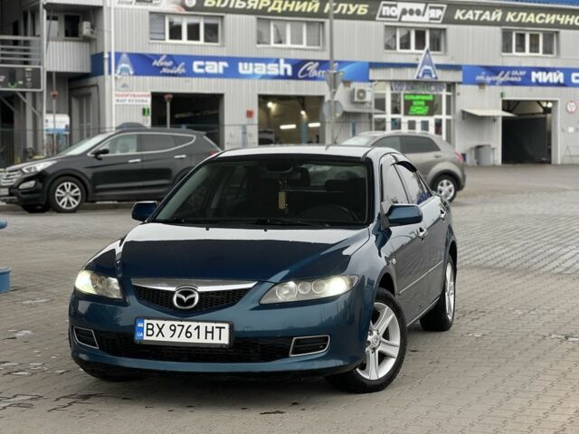 Синий Мазда 6, объемом двигателя 1.8 л и пробегом 250 тыс. км за 4750 $, фото 2 на Automoto.ua