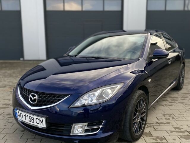 Синий Мазда 6, объемом двигателя 2 л и пробегом 244 тыс. км за 5700 $, фото 1 на Automoto.ua