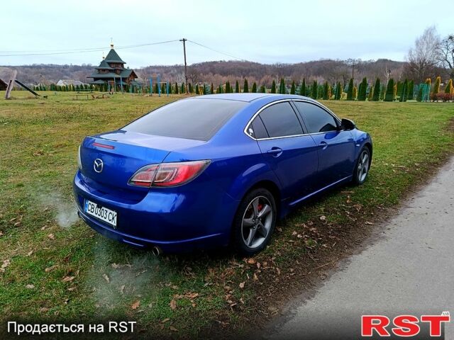 Синий Мазда 6, объемом двигателя 2 л и пробегом 318 тыс. км за 6350 $, фото 3 на Automoto.ua