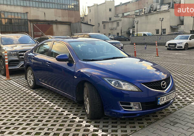Синий Мазда 6, объемом двигателя 2 л и пробегом 202 тыс. км за 7300 $, фото 1 на Automoto.ua