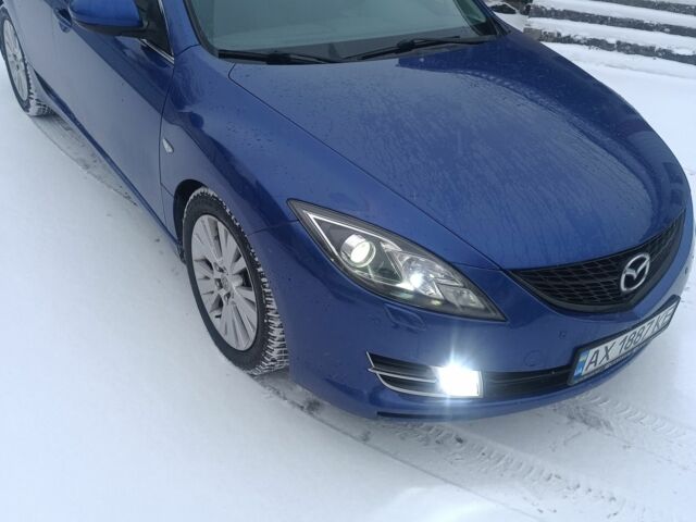 Синий Мазда 6, объемом двигателя 2 л и пробегом 226 тыс. км за 6300 $, фото 1 на Automoto.ua