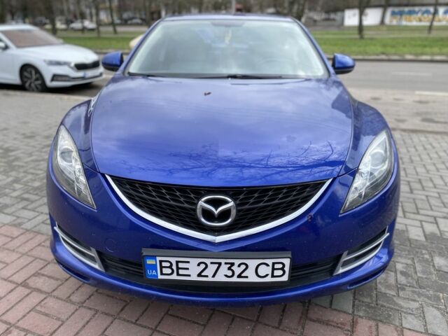 Синий Мазда 6, объемом двигателя 2 л и пробегом 168 тыс. км за 6500 $, фото 1 на Automoto.ua