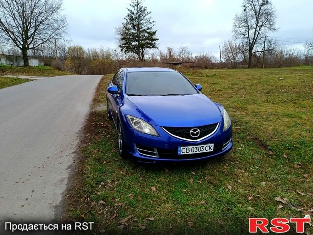 Синий Мазда 6, объемом двигателя 2 л и пробегом 318 тыс. км за 6350 $, фото 1 на Automoto.ua