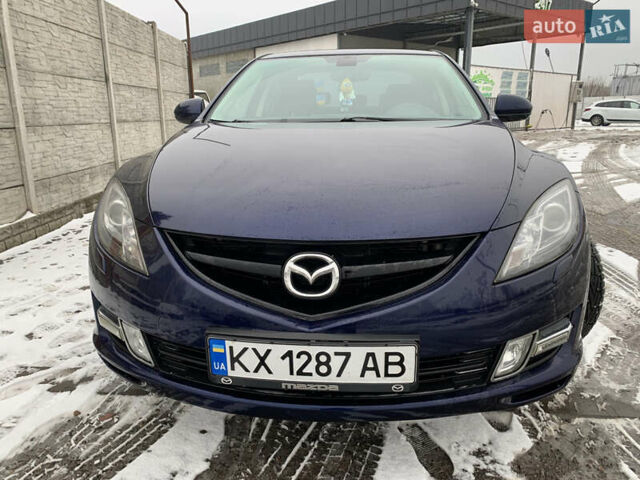 Синий Мазда 6, объемом двигателя 2 л и пробегом 220 тыс. км за 6999 $, фото 2 на Automoto.ua