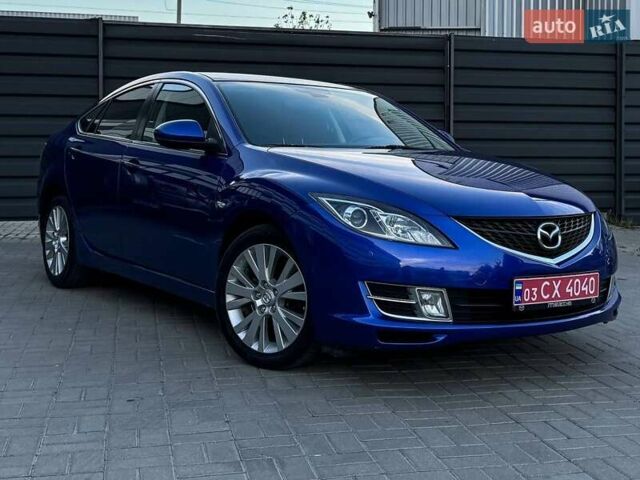 Синий Мазда 6, объемом двигателя 2 л и пробегом 174 тыс. км за 9900 $, фото 1 на Automoto.ua