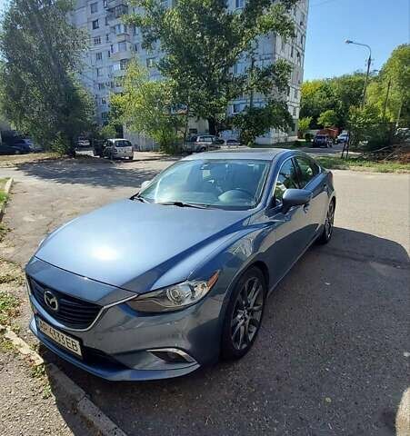 Синий Мазда 6, объемом двигателя 2.49 л и пробегом 230 тыс. км за 12200 $, фото 1 на Automoto.ua