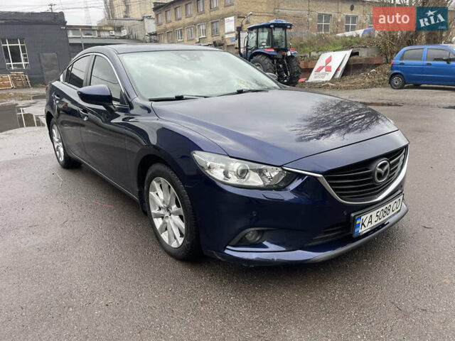 Синий Мазда 6, объемом двигателя 2 л и пробегом 220 тыс. км за 11100 $, фото 1 на Automoto.ua