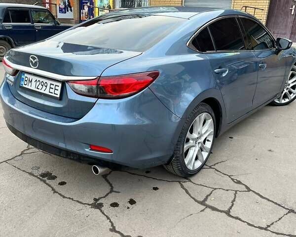 Синий Мазда 6, объемом двигателя 2.5 л и пробегом 220 тыс. км за 9900 $, фото 2 на Automoto.ua