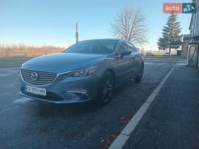 Синий Мазда 6, объемом двигателя 2.49 л и пробегом 160 тыс. км за 13300 $, фото 2 на Automoto.ua