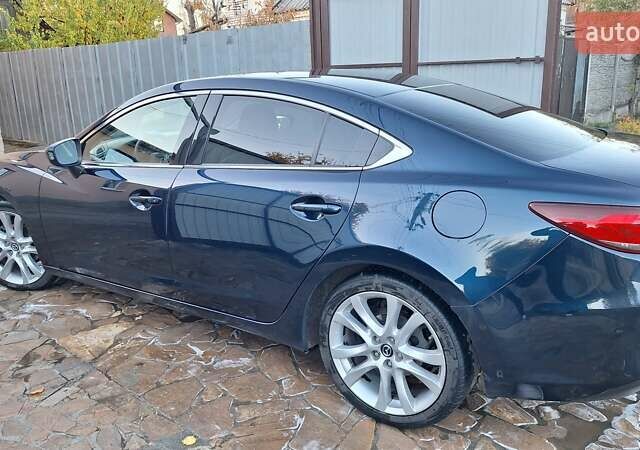 Синий Мазда 6, объемом двигателя 2.49 л и пробегом 205 тыс. км за 13000 $, фото 3 на Automoto.ua