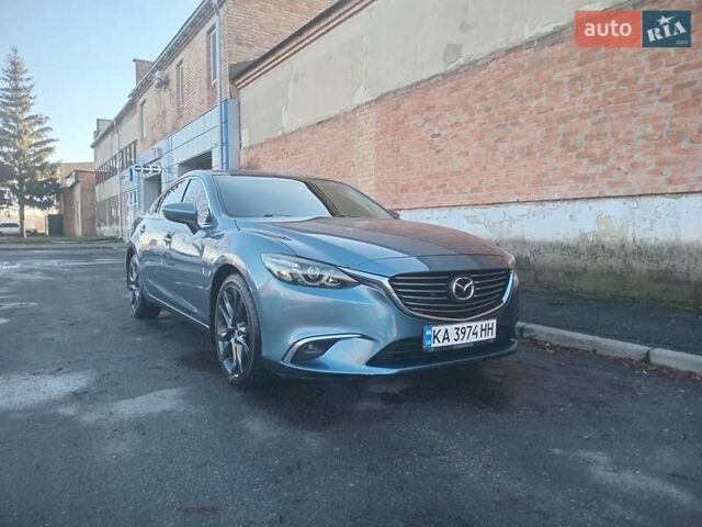 Синий Мазда 6, объемом двигателя 2.49 л и пробегом 160 тыс. км за 13300 $, фото 1 на Automoto.ua