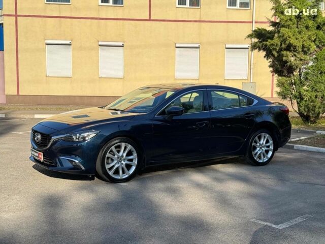 Синий Мазда 6, объемом двигателя 2.5 л и пробегом 150 тыс. км за 13940 $, фото 1 на Automoto.ua