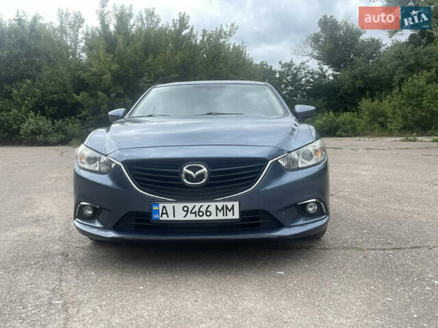 Синий Мазда 6, объемом двигателя 2.49 л и пробегом 100 тыс. км за 13200 $, фото 1 на Automoto.ua