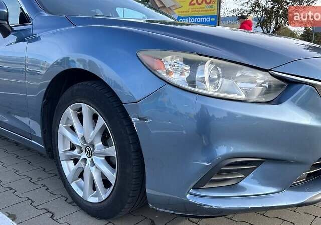 Синий Мазда 6, объемом двигателя 2.49 л и пробегом 110 тыс. км за 11000 $, фото 3 на Automoto.ua