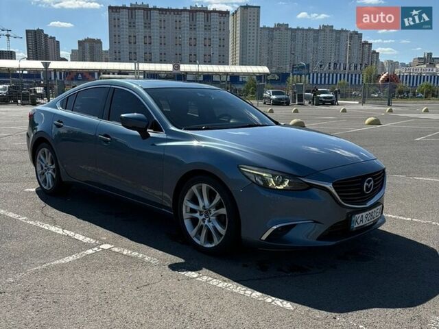 Синий Мазда 6, объемом двигателя 2.49 л и пробегом 191 тыс. км за 13000 $, фото 3 на Automoto.ua